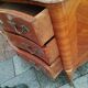 Commode ancienne en bois et marbre style Louis XV