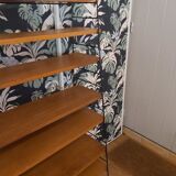 Large string shelf on vintage foot