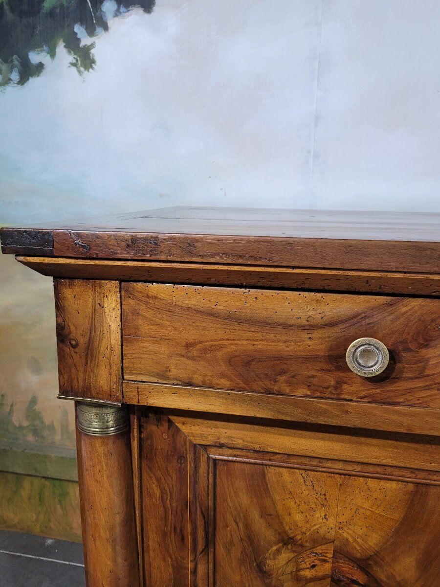 Buffet bas empire en noyer