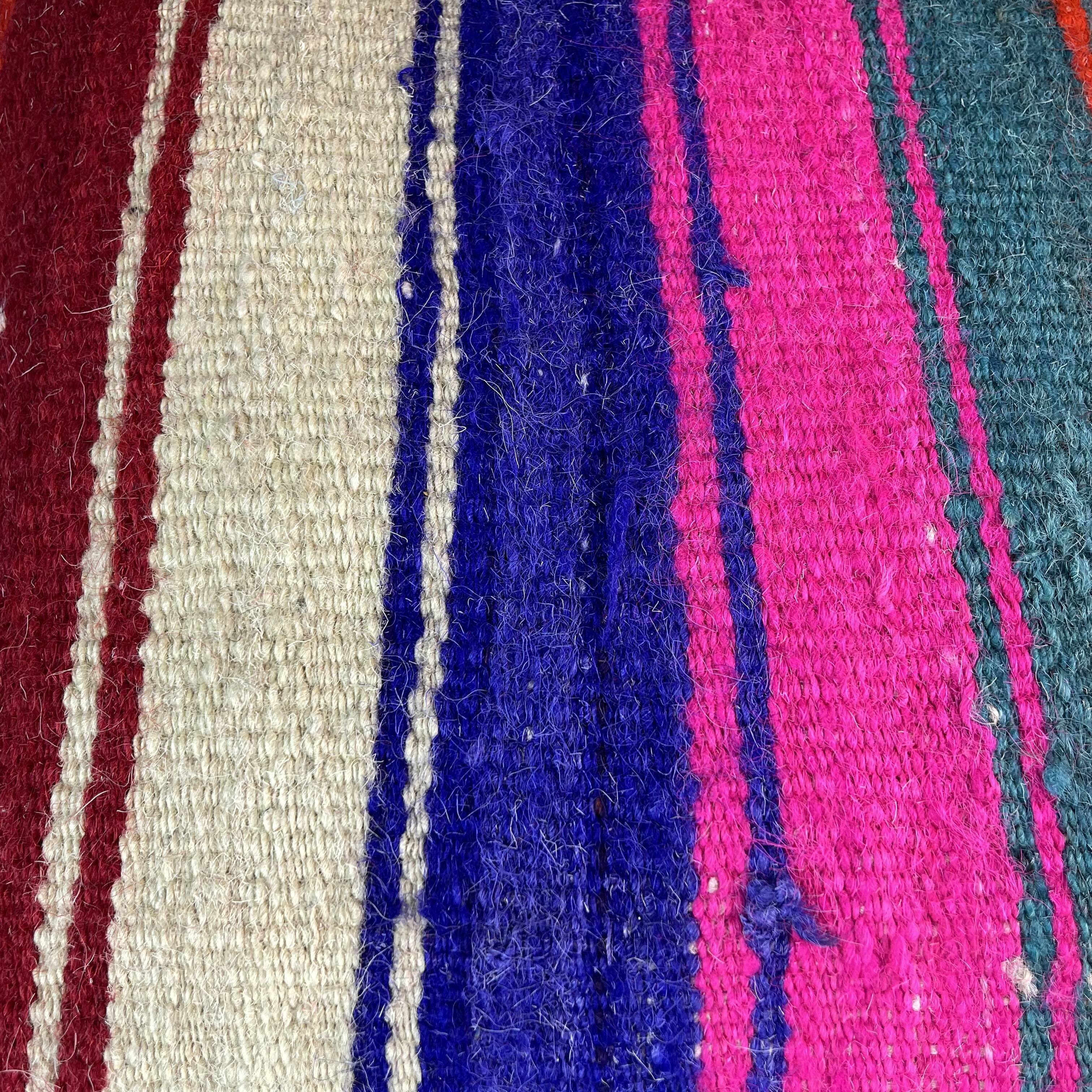 Vintage turkish kilim cushion cover , 40 x 40 cm