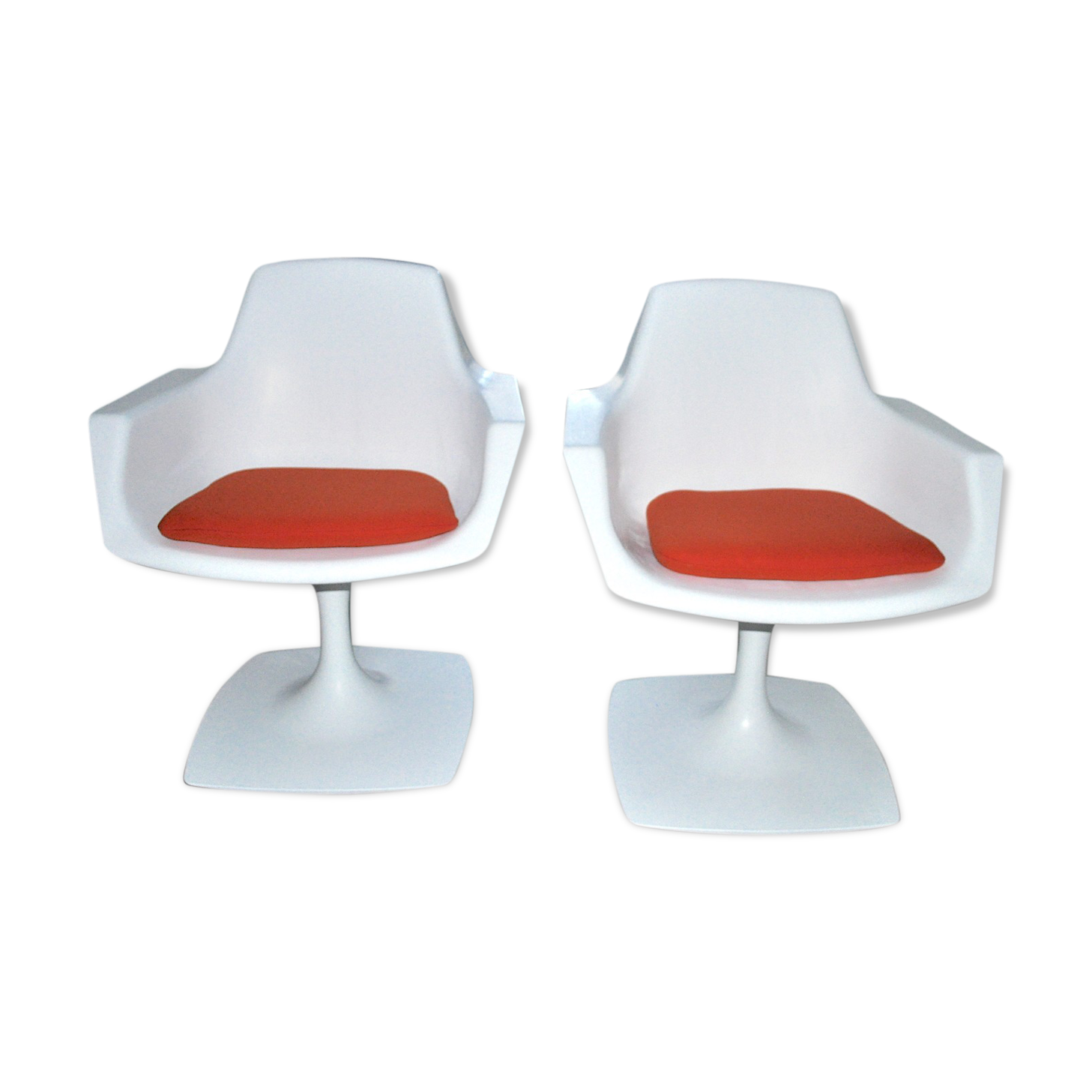 Fauteuils pivotants de Stamp Nurieux, set de 2