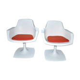 Fauteuils pivotants de Stamp Nurieux, set de 2