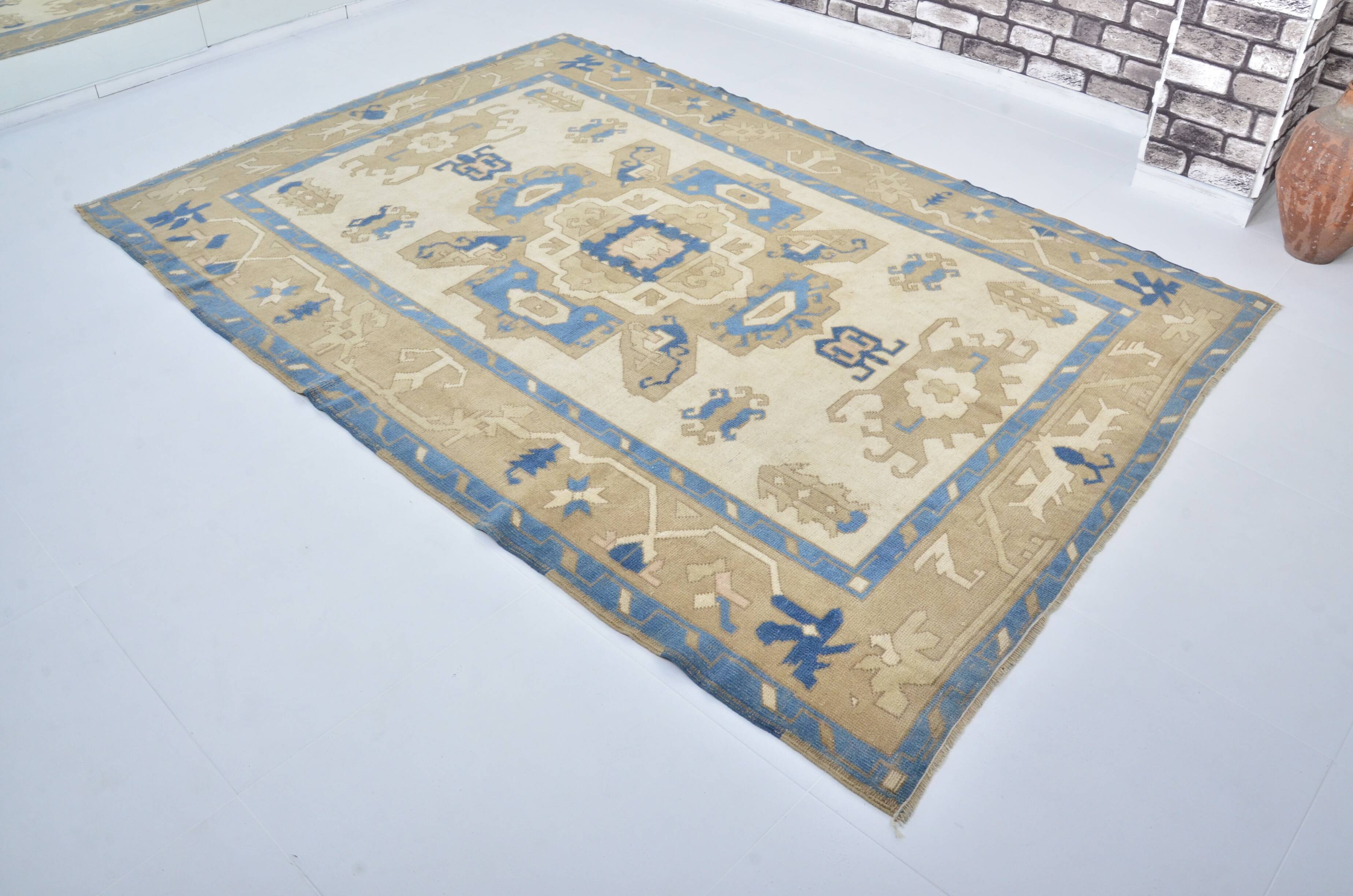 Oversized Oushak rug sku 3518