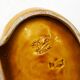 Shell-shaped bowl barbotine Vallauris