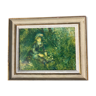 Reproduction of A.Renoir "Jeune fille"