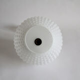 Vintage 60s frosted glass suspension