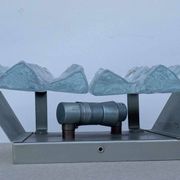 Lot of 3 J. T. Kalmar Sconces Light Wall Mounted Brutalist Mid Century  - 2 pieces are 25cm X 12 cm
