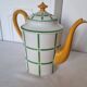 Art Deco coffee pot or teapot in Limoges porcelain, 1920