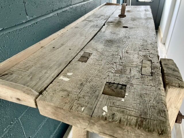 Authentic old workbench