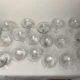 Antique champagne glasses