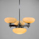 Art deco chandelier by zukov, 1940s