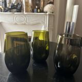 7 colored glasses 1970's