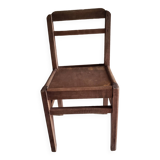 Solid wood school chair