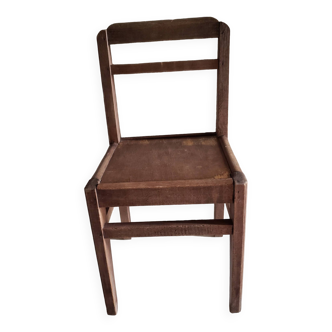 Solid wood school chair