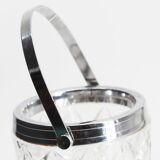 Vintage glass ice bucket