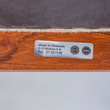 Danish teak armchair & stool from OD Møbler, 1960s