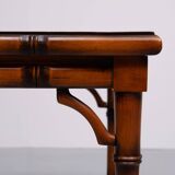 Faux Bamboo Cherry Wood sofa tables 1970s England