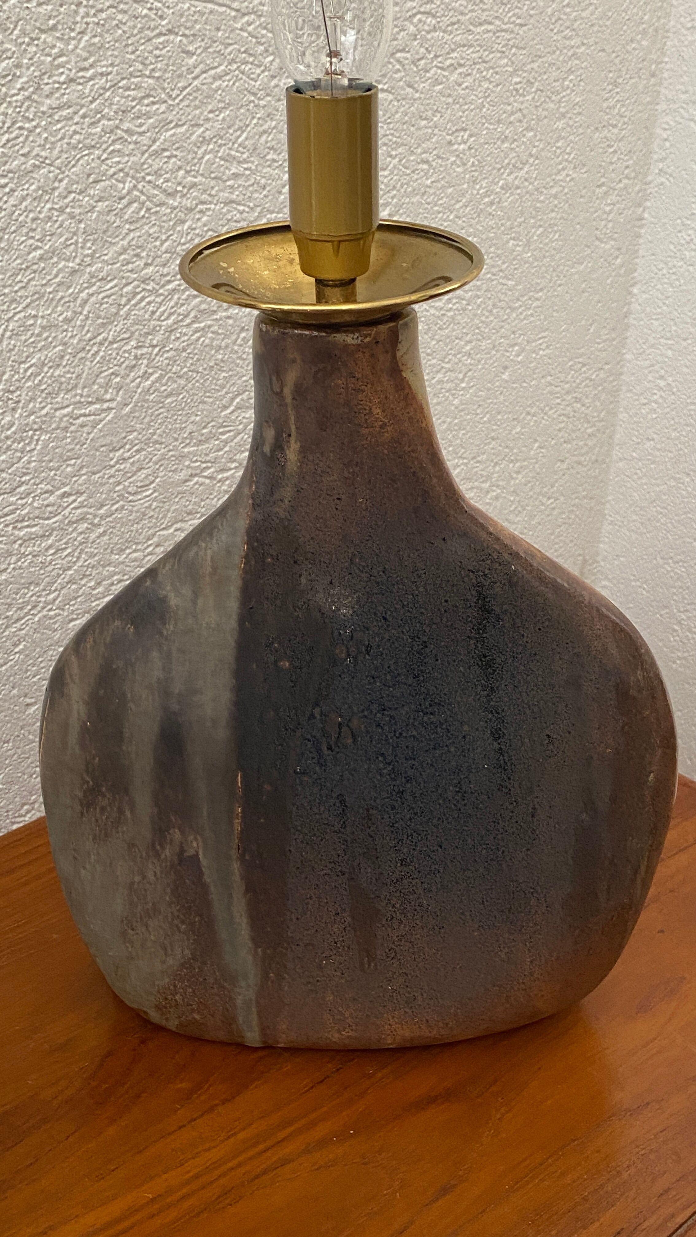 Glazed ceramic lamp, 1994