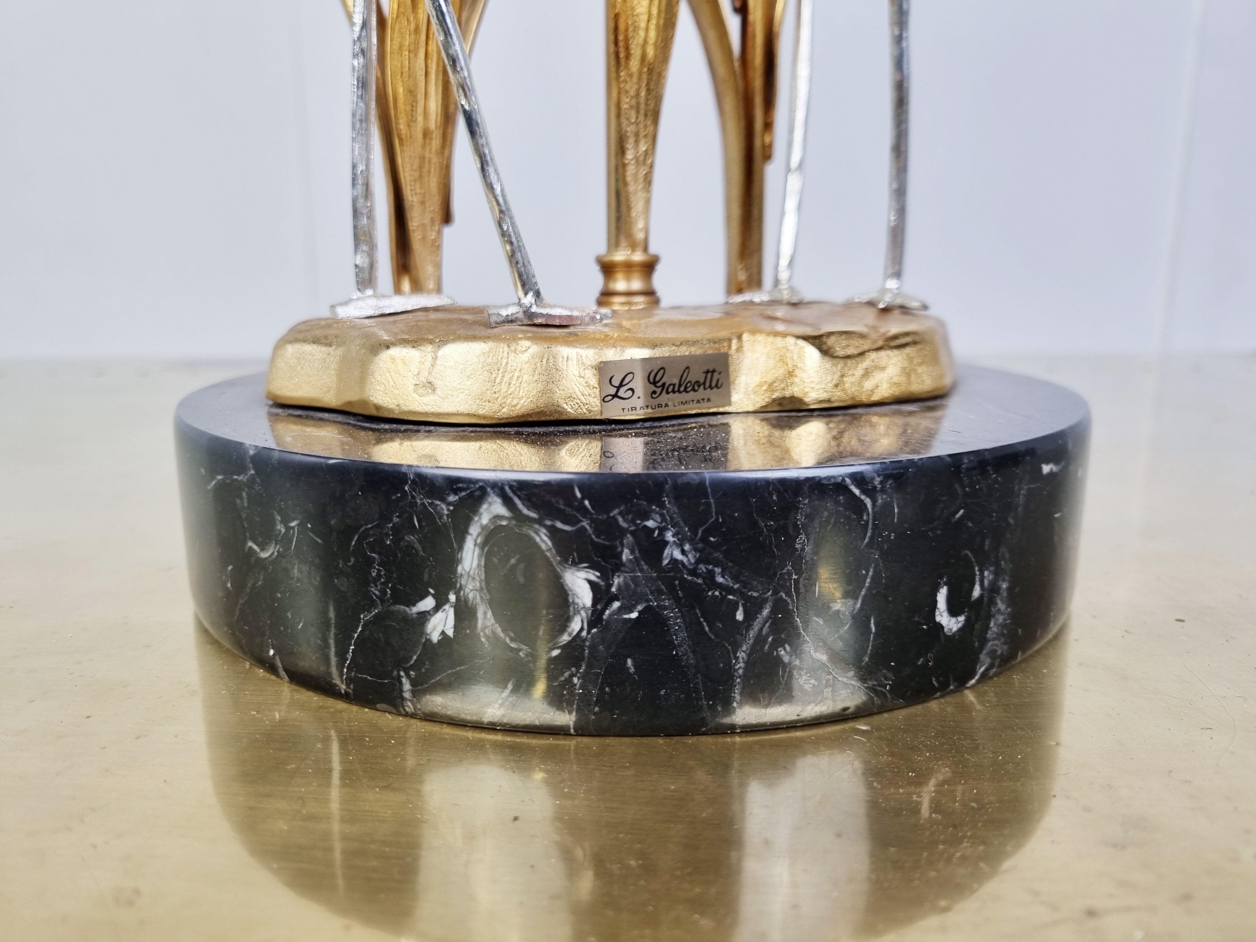 Vintage table lamp by L. Galeotti, 1970s