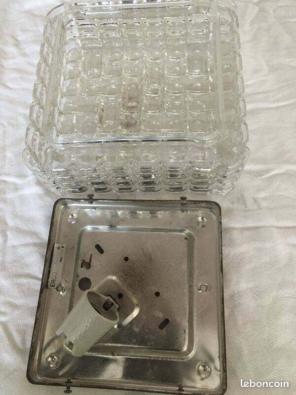 Wall Light in Glass by Erco Leuchten