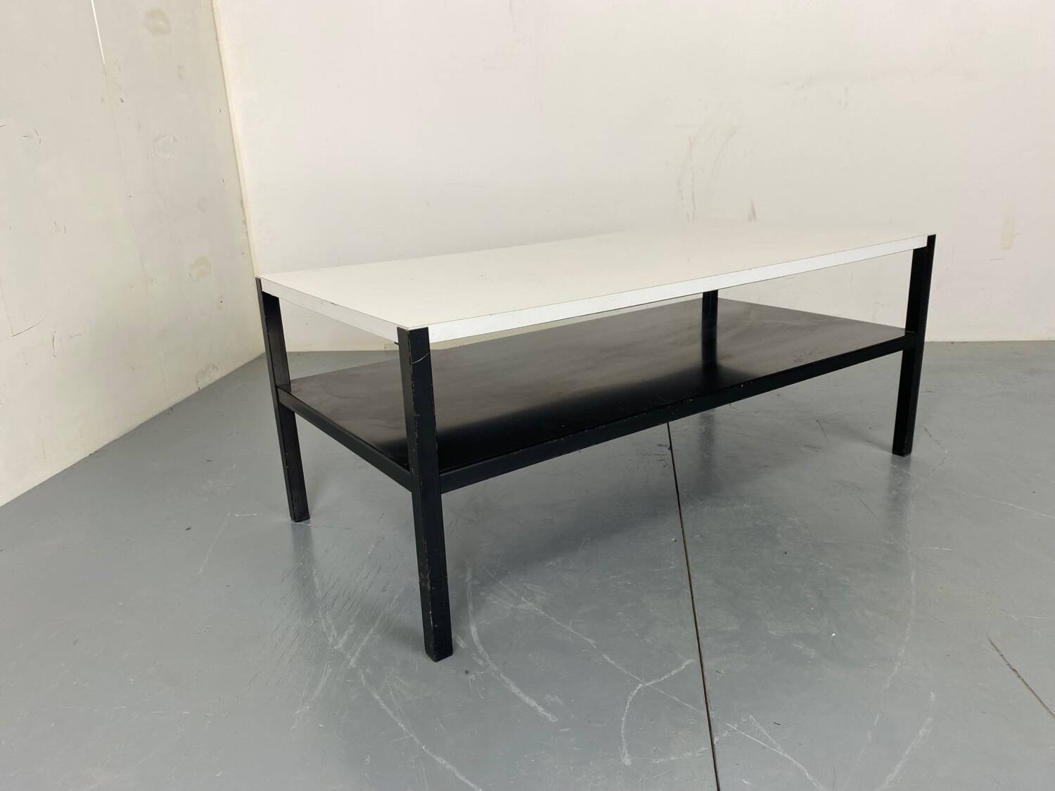 Mid Century Modernist Black and White coffee table by Wim Rietveld, 1960s