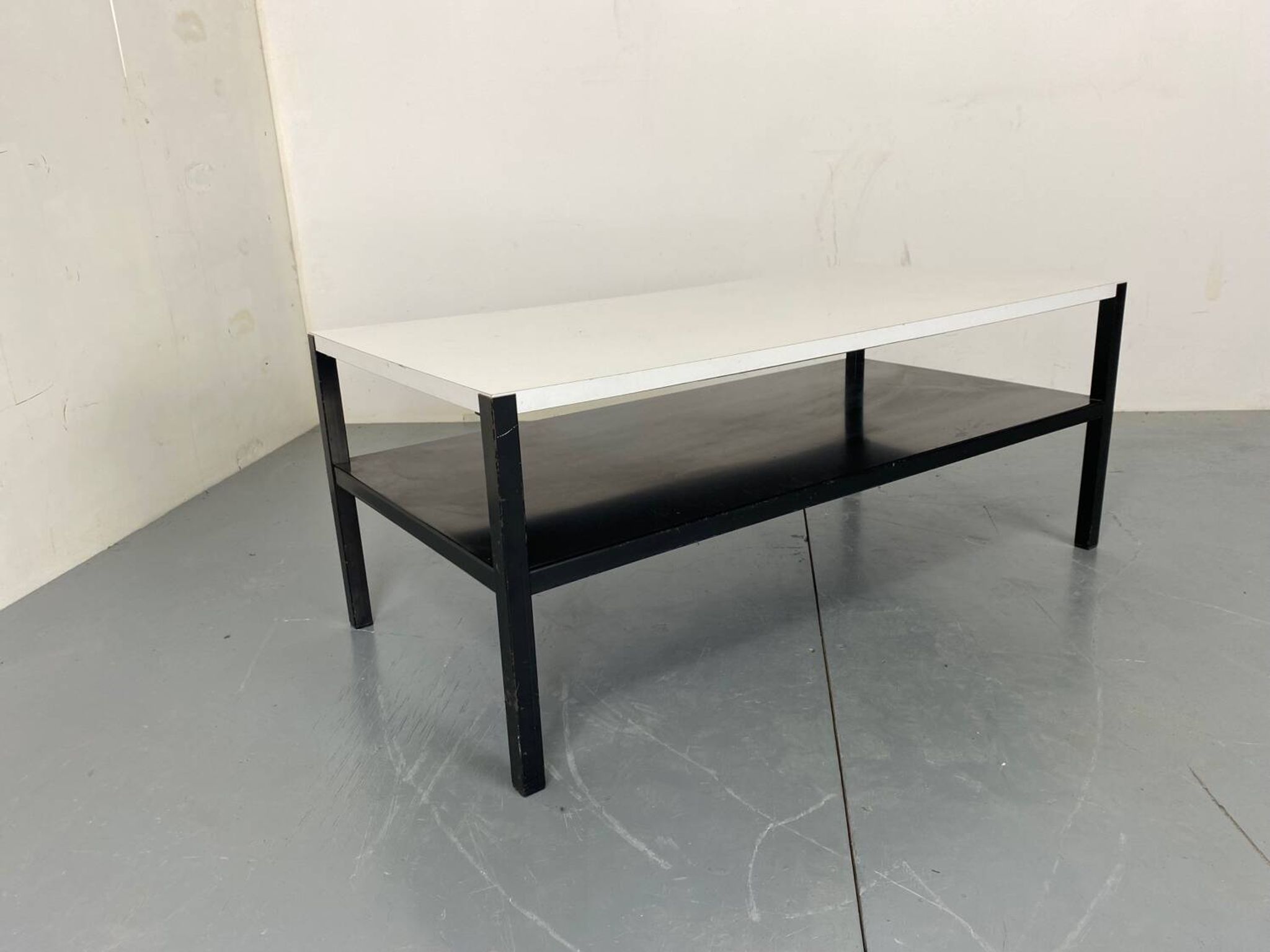 Mid Century Modernist Black and White coffee table by Wim Rietveld, 1960s
