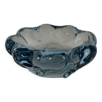 Vide poche en forme de fleur bleue