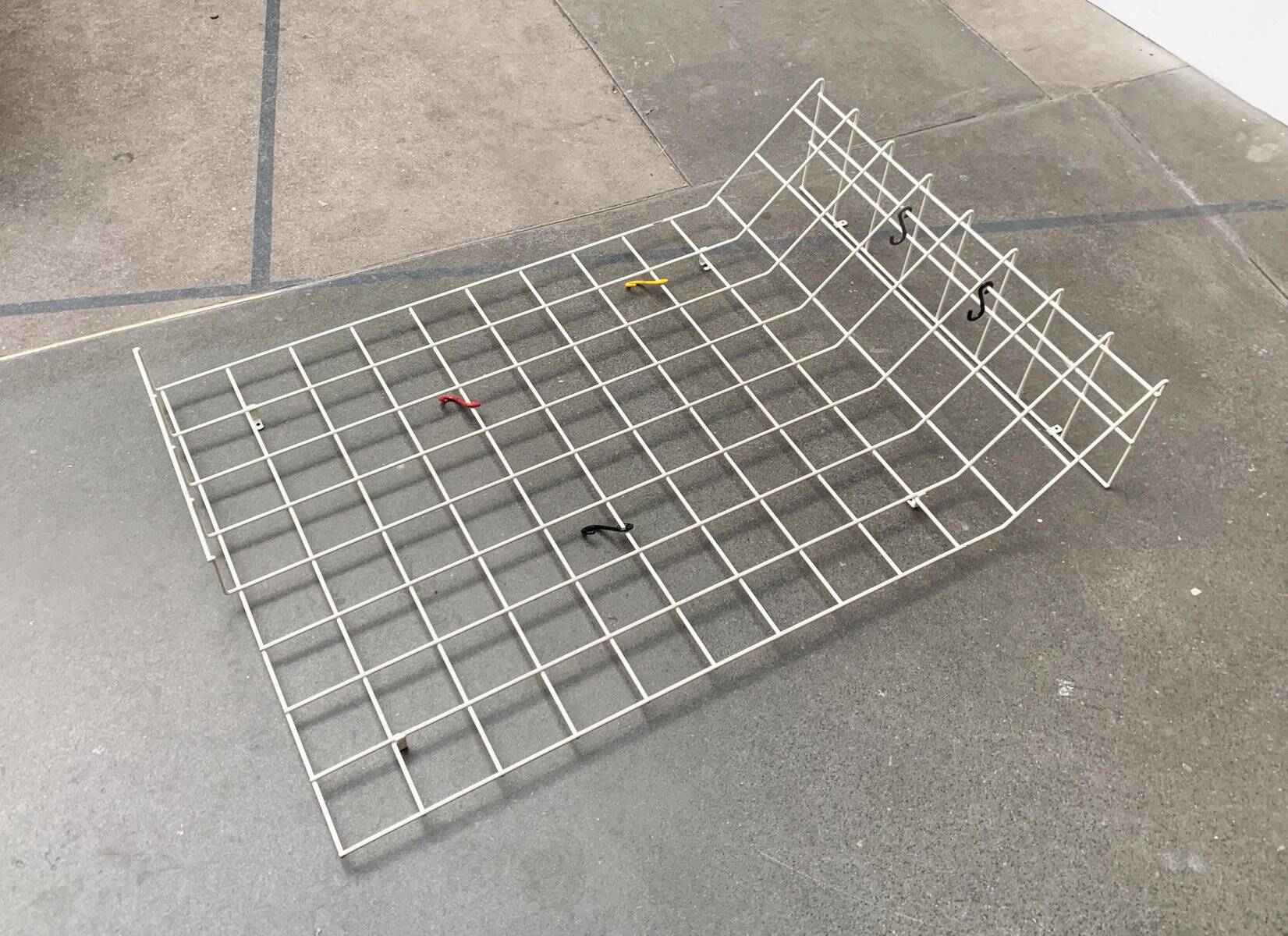 Mid-century German minimalist rope coat rack from the 1960s.