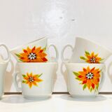 Teapot set & 8 cups 70s winterling schwarzenback bavaria germany-retro-kitchen -vintage