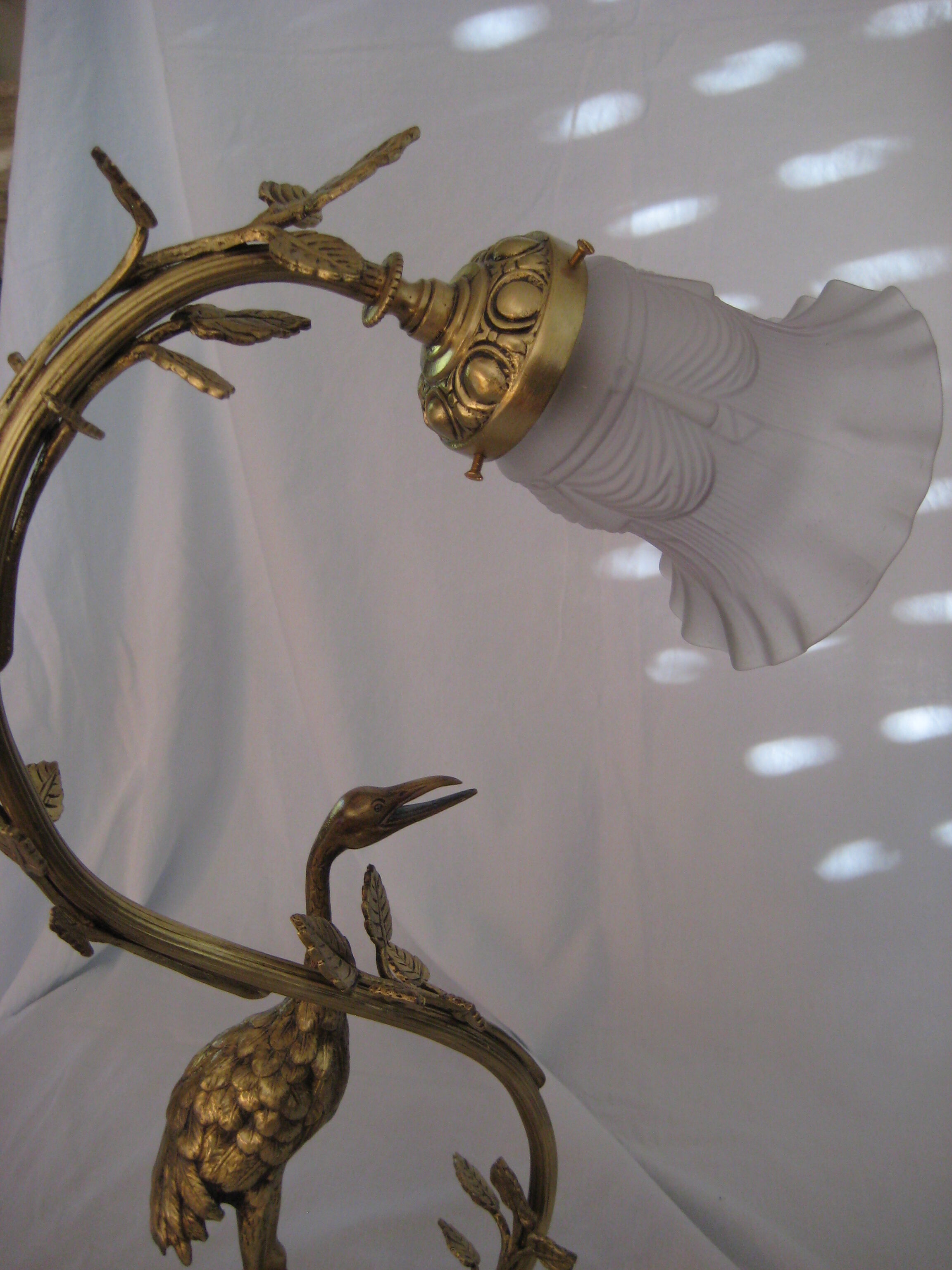 Bronze lamp art nouveau