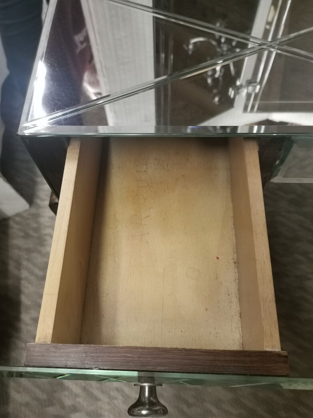 Mirror hairdresser 1930 toilet table