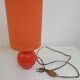 Lampe vintage orange 70's