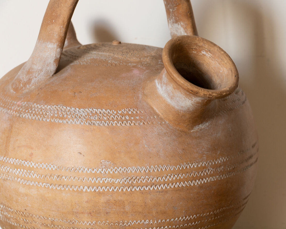 Terracotta jug