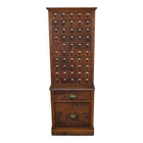 Jeweller's / Watchmaker's Cabinet in French Oak, Early 20th Century