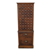 Jeweller's / Watchmaker's Cabinet in French Oak, Early 20th Century