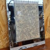 Beveled mirror photo frame