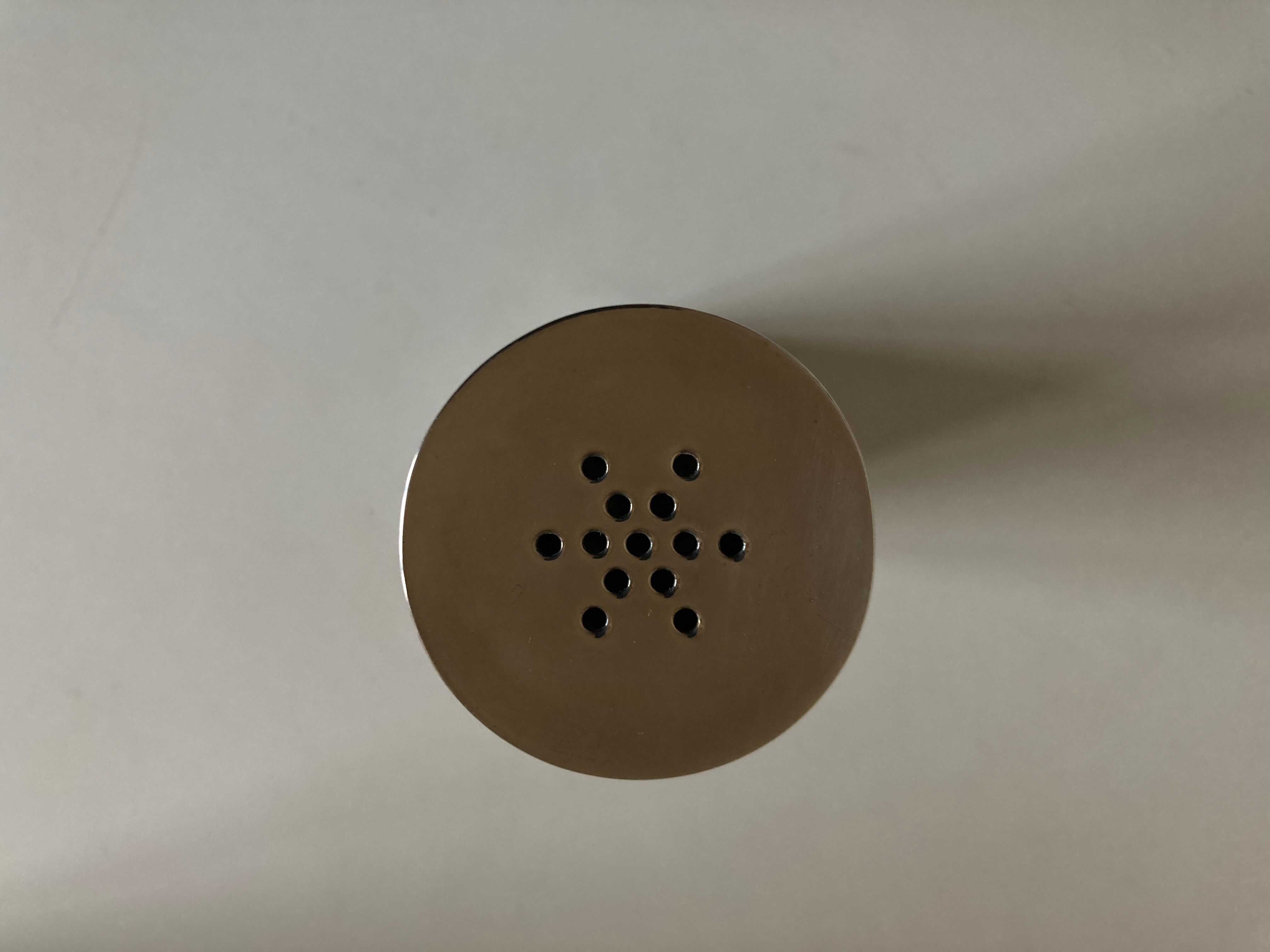 Sweetener pourer Christofle 1960 decoration Concorde metal silver space age