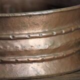 Decorative hammered copper fountain