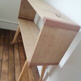 Solid oak console