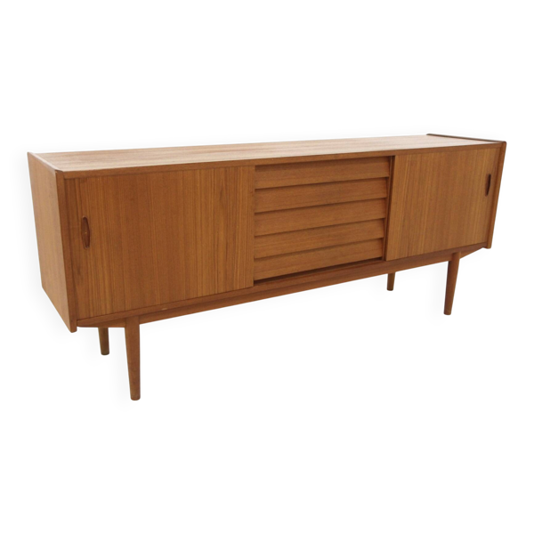 Enfilade scandinave en teck ''Trio'', Nils Jonsson, Troeds, Suède, 1960