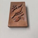 Carved wooden painting, wall sculpture, bird & plant decoration, 1924