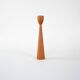 Teak candlestick, Danish design, 1970s, made in Denmark