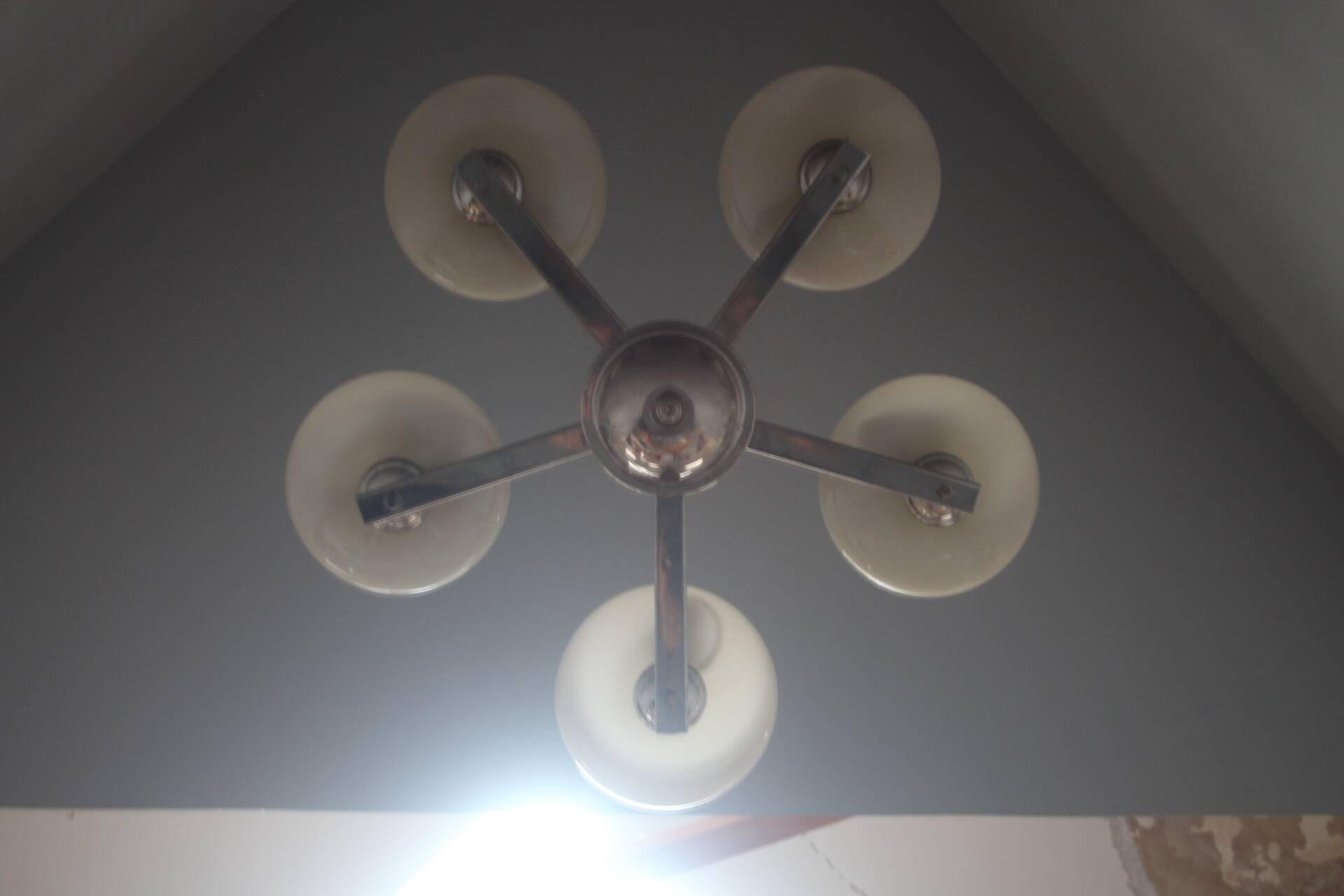 Art Deco Candlestick 1930s, Czechoslovakia