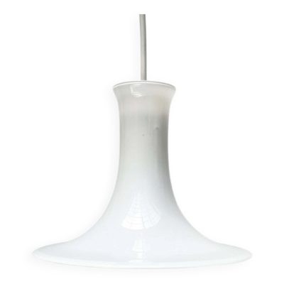 Lampe à suspension mini pendel Mandarin vintage danoise par Michael Bang pour Holmegaard, années 1970.