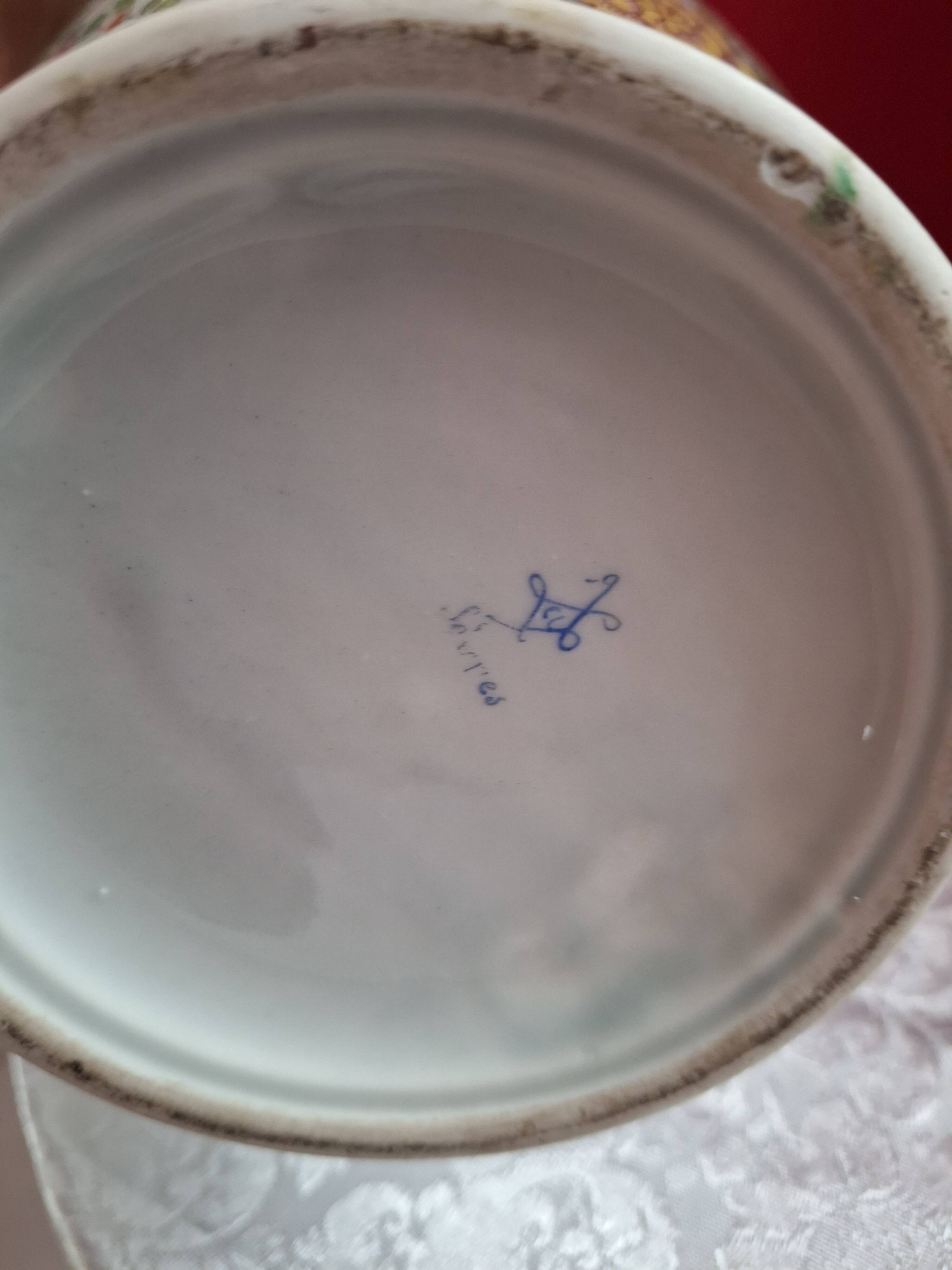 Art Deco ceramic vase stamped Sévre