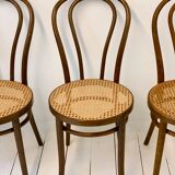 Set of 4 thonet chairs zpm radomsko