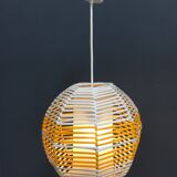 Suspension jaune et blanche années 1960