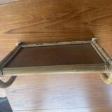 Rattan wall shelf 60s