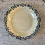 plat creux A&C Salins modèle Bourgogne fin XIXème