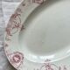 Oval plate in iron earth Luxeuil, KG Lunéville circa 1900